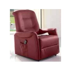 Poltrona Relax ERICA BORDEAUX SIMILPELLE