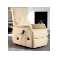 Poltrona Relax ALTEA BEIGE SIMILPELLE