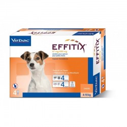 EFFITIX 4 pipette per cani 4-10 kg